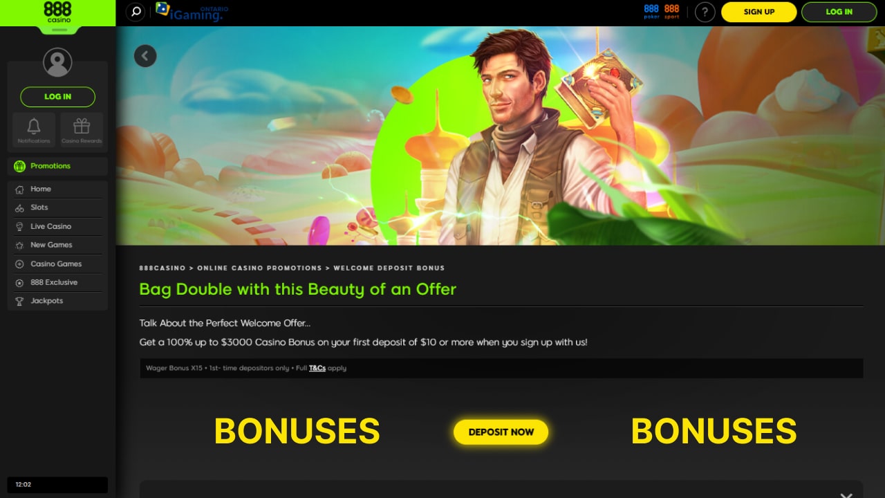 888 casino bonuses