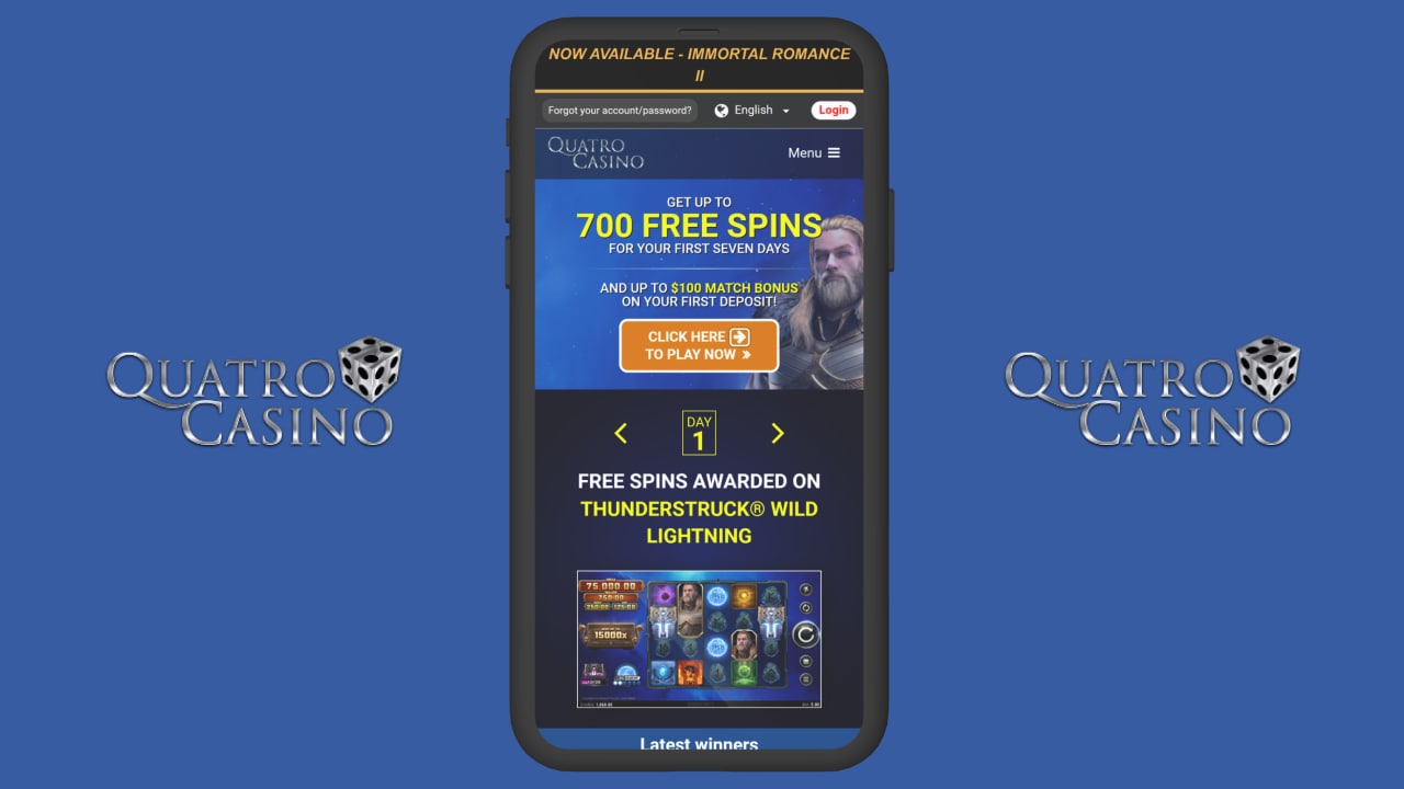 Quatro Casino mobile