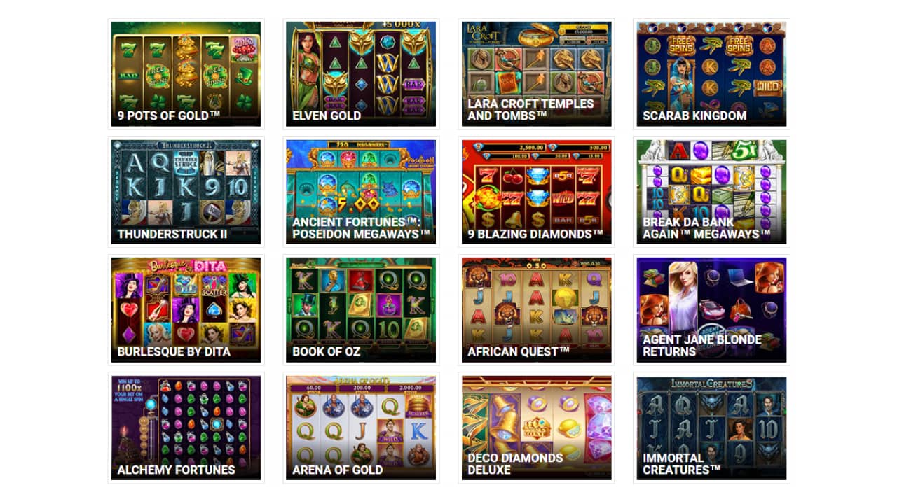 Quatro Casino online games