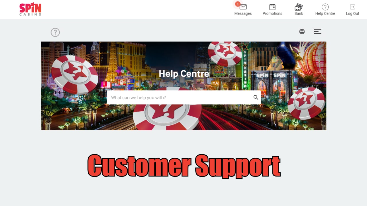 Spin casino customer support